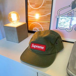 Olive Green Supreme 5 Panel Hat